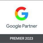 google premier partner 2023 badge - authentic digital